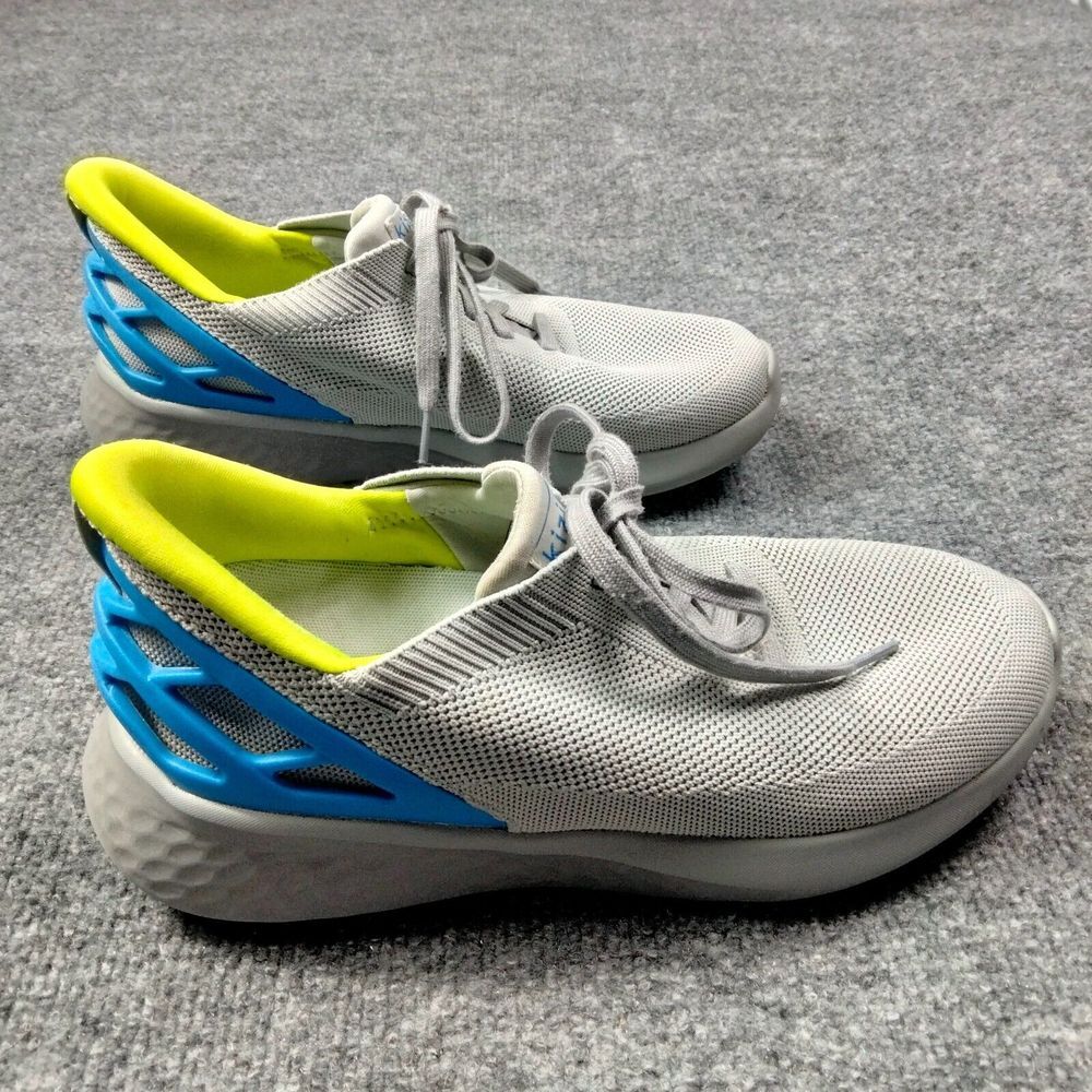 Kizik Men's Hands Free Sneakers Size 8.5 Athens Athletic Running Shoes Grey